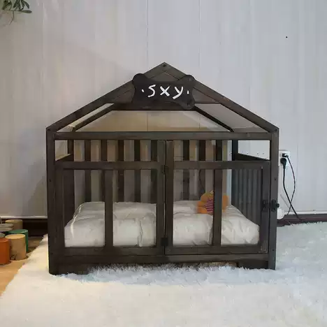 モダンで豪華な室内犬小屋、カスタマイズ可能な木製デザイン、リ - Sustainable Living House Designs のレビューと価格