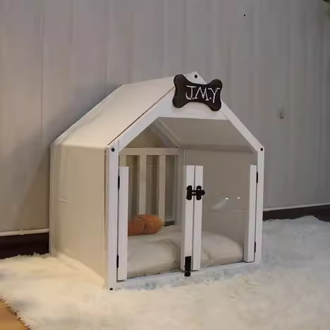 モダンで豪華な室内犬小屋、カスタマイズ可能な木製デザイン、リ - Sustainable Living House Designs のレビューと価格
