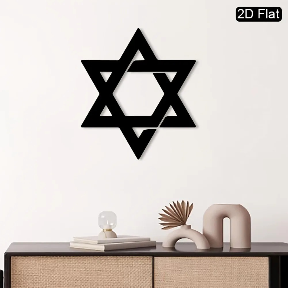 CIFBUY 鉄製ウォールアート ダビデの星 メタル彫刻 壁 - Sustainable Living Architecture のレビューと価格